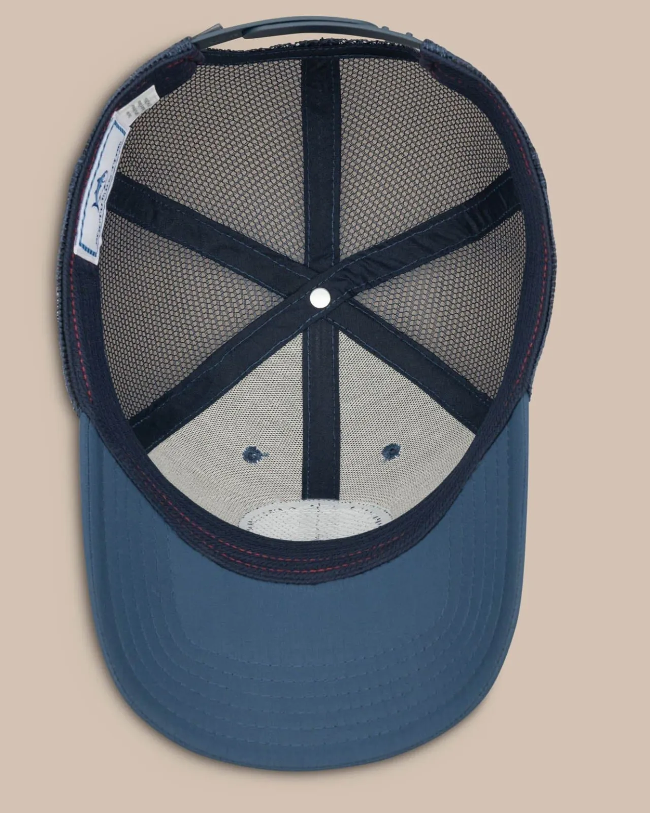 Southern Tide Alabama Patch Performance Trucker Hat Seven Seas Blue Hot