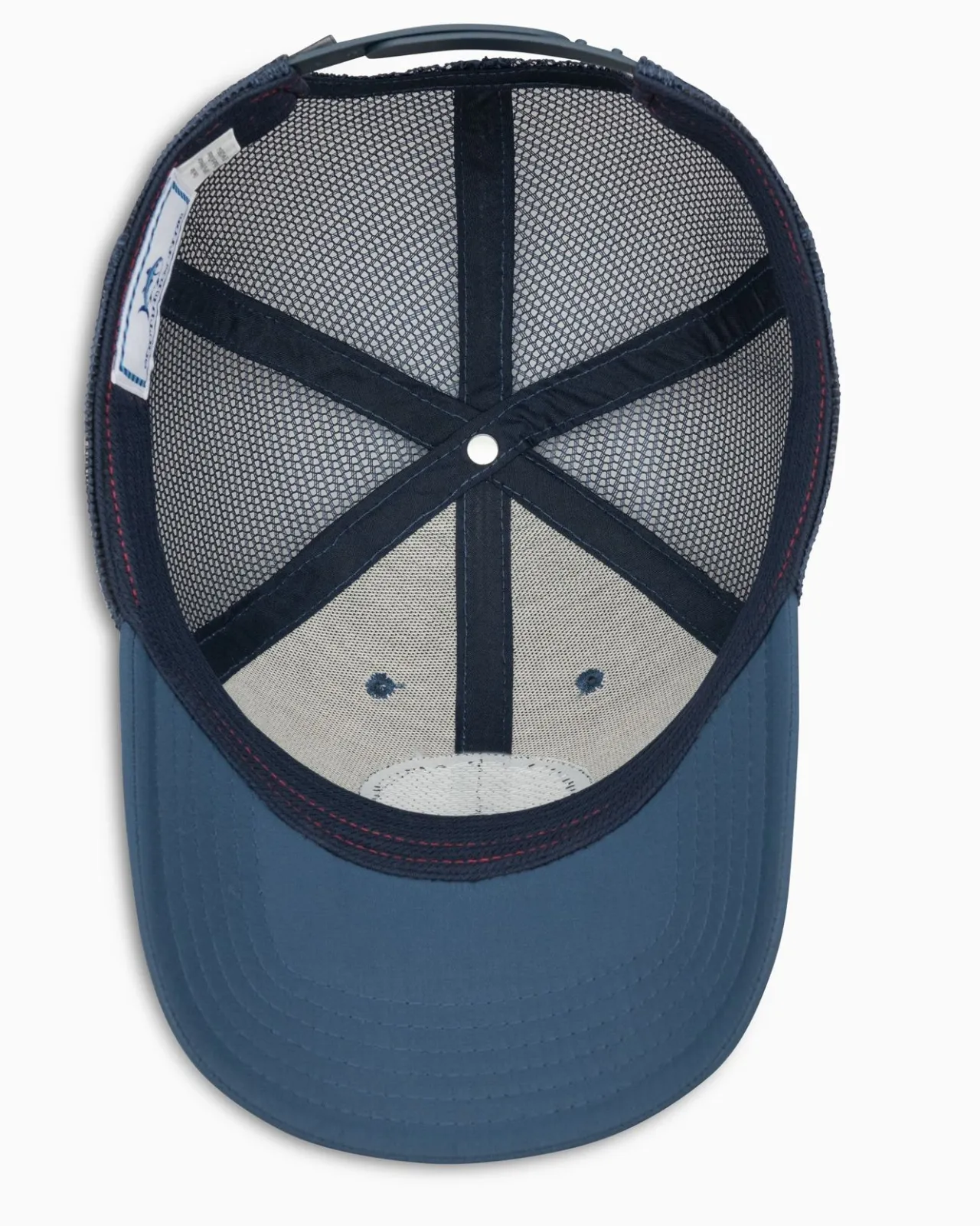 Southern Tide Alabama Patch Performance Trucker Hat Seven Seas Blue Hot