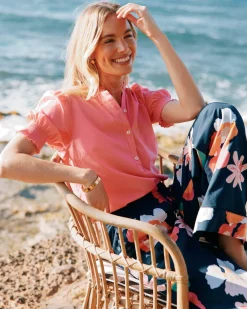 Southern Tide Alain Garden Splendor Pant Dress Blue Hot