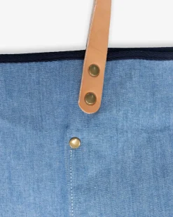 Southern Tide All Day Denim Tote Navy Sale