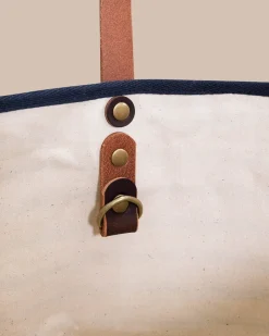 Southern Tide All Day Stripe Tote Navy Store