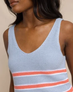 Southern Tide Alli Striped Sweater Tank Best Sale