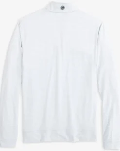 Southern Tide Arkansas Razorbacks Cruiser Micro-Stripe Heather Quarter Zip Best Sale