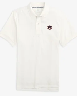 Southern Tide Auburn Tigers Skipjack Polo Classic White Flash Sale
