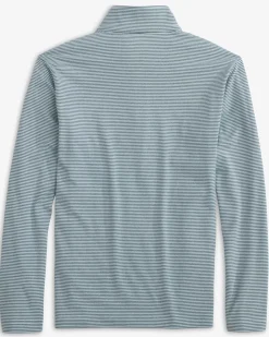 Southern Tide Boys Cruiser Heather Micro-Stripe Quarter Zip Pullover Fashion