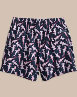 Southern Tide Boys Nailed It Swim Trunk Dress Blue Flash Sale