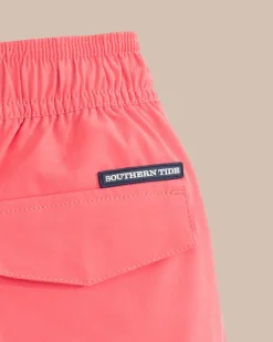 Southern Tide Boys Solid Swim Trunk 2.0 Hot