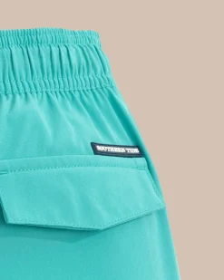 Southern Tide Boys Solid Swim Trunk 2.0 Hot