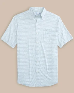 Southern Tide Brrr° Intercoastal Floral To See Short Sleeve Sport Shirt Fashion