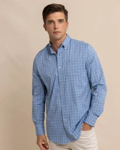 Southern Tide Brrr° Intercoastal Pettigru Plaid Long Sleeve Sport Shirt Online