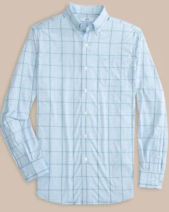 Southern Tide Brrr° Intercoastal Rainer Check Long Sleeve Sport Shirt Hot