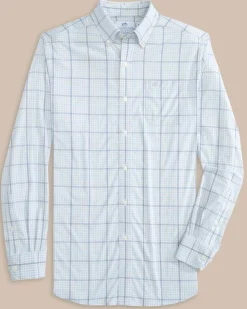 Southern Tide Brrr° Intercoastal Rainer Check Long Sleeve Sport Shirt Hot