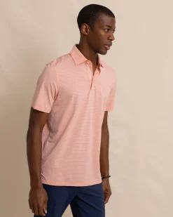 Southern Tide Brrr°-Eeze Baytop Stripe Performance Polo Discount