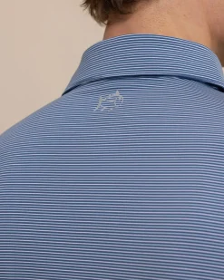 Southern Tide Brrr°-Eeze Baytop Stripe Performance Polo Discount