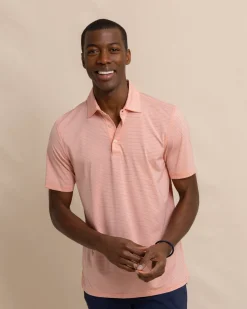 Southern Tide Brrr°-Eeze Baytop Stripe Performance Polo Discount