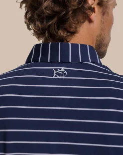 Southern Tide Brrr°®Eeze Desmond Stripe Polo Hot