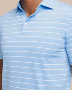 Southern Tide Brrr°®Eeze Desmond Stripe Polo Hot
