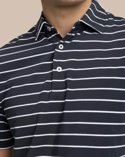 Southern Tide Brrr°®Eeze Desmond Stripe Polo Hot