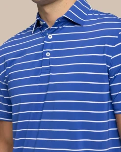 Southern Tide Brrr°®Eeze Desmond Stripe Polo Hot