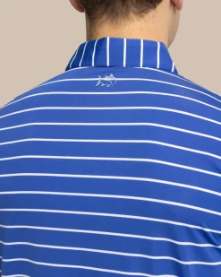 Southern Tide Brrr°®Eeze Desmond Stripe Polo Hot
