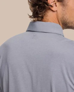 Southern Tide Brrr°®-Eeze Heather Performance Polo Shirt Fashion