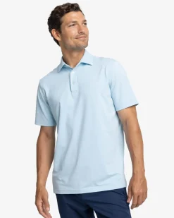 Southern Tide Brrr°®-Eeze Heather Performance Polo Shirt Fashion