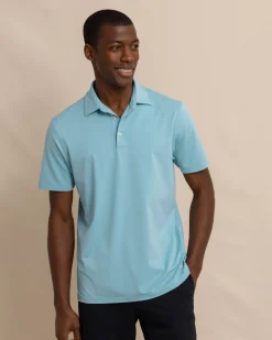 Southern Tide Brrr°®-Eeze Heather Performance Polo Shirt Fashion