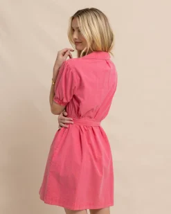 Southern Tide Calan Washed Seersucker Dress New