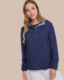Southern Tide Calie Pop Placket Popover Discount