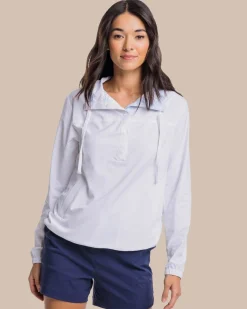 Southern Tide Calie Pop Placket Popover Discount