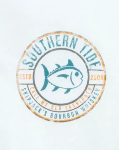 Southern Tide Call Me Old Fashioned T-Shirt Classic White Cheap
