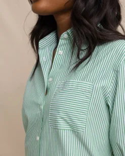 Southern Tide Cam Stripe Poplin Dress Cheap