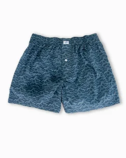 Southern Tide Change Your Altitude Printed Boxer Blue Haze Clearance