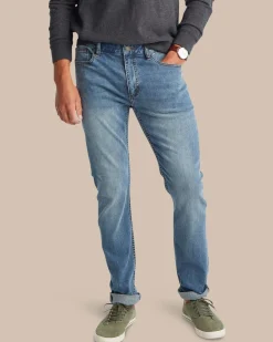 Southern Tide Charleston Denim Jeans Medium Wash Fashion