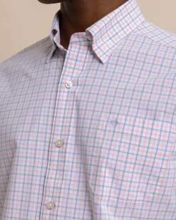 Southern Tide Charleston Larkin Check Long Sleeve Sport Shirt Flash Sale
