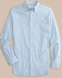 Southern Tide Charleston Larkin Check Long Sleeve Sport Shirt Flash Sale