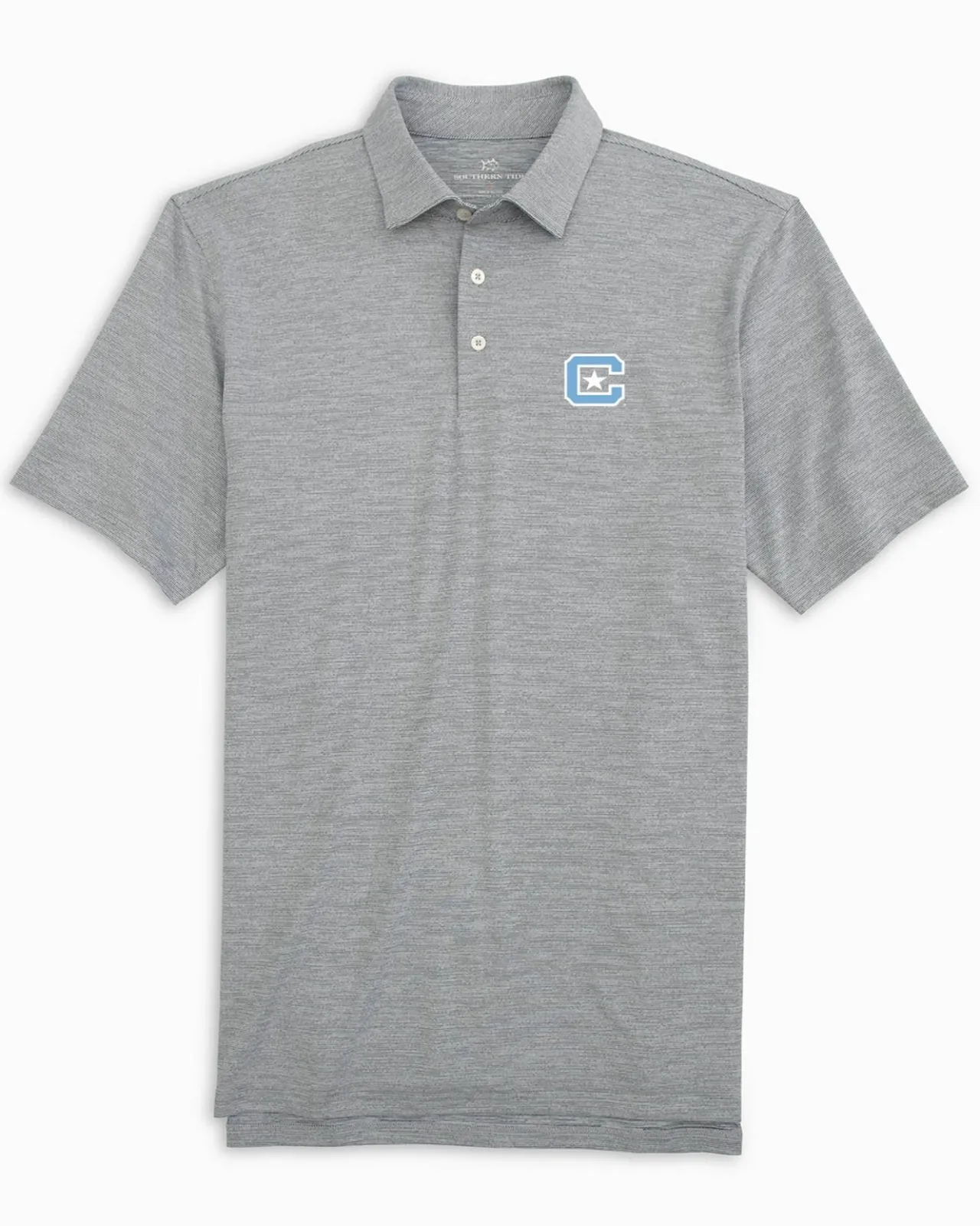 Southern Tide Citadel Bulldogs Driver Spacedye Polo Shirt Sale