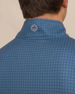 Southern Tide Clubbin' It Print Cruiser Quarter Zip Outlet