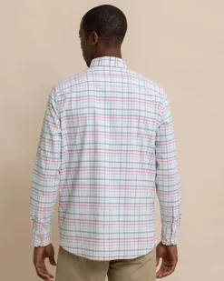 Southern Tide Coastal Passage Pelham Gingham Long Sleeve Sport Shirt Fashion