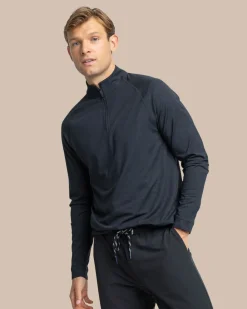 Southern Tide Cruiser Heather Quarter Zip Pullover Best