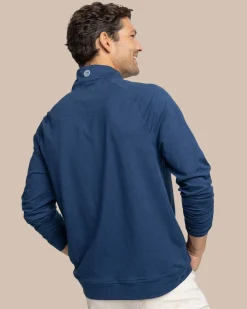 Southern Tide Cruiser Heather Quarter Zip Pullover Best