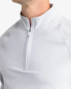 Southern Tide Cruiser Heather Quarter Zip Pullover Best