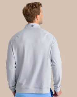 Southern Tide Cruiser Heather Quarter Zip Pullover Best