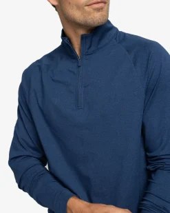 Southern Tide Cruiser Heather Quarter Zip Pullover Best