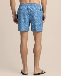Southern Tide Dazed And Transfused Swim Trunk Coronet Blue Store