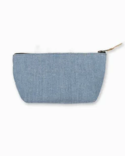 Southern Tide Denim Travel Pouch Navy New