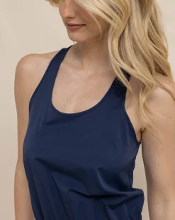 Southern Tide Devyn Jumpsuit Dress Blue Best