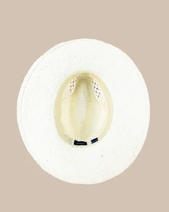 Southern Tide Diamond Packable Beach Hat White New