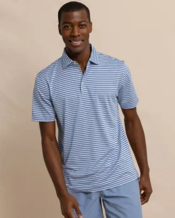 Southern Tide Driver Carova Stripe Polo Shirt New