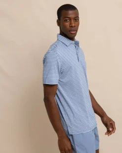Southern Tide Driver Carova Stripe Polo Shirt New